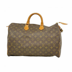 LOUIS VUITTON Authentic Brown Monogram Speedy 40 Bag